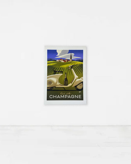 Manifesto pubblicitario - Champagne