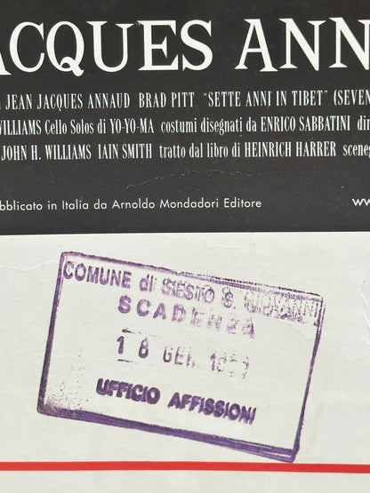 Locandina originale di cinema - Sette Anni In Tibet