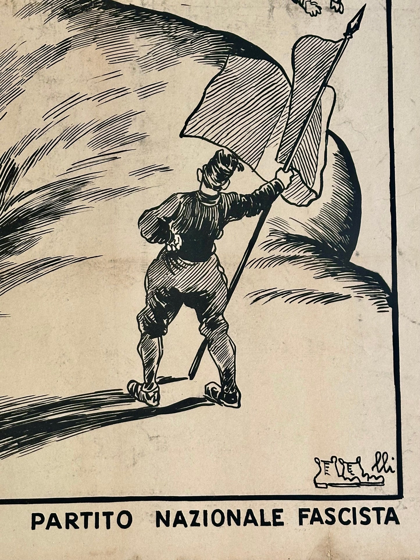 Manifesto politico originale - Partito Nazionale Fascista