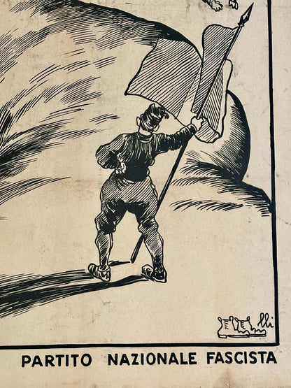 Manifesto politico originale - Partito Nazionale Fascista