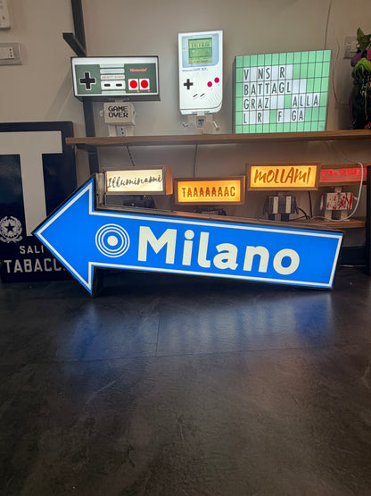 Insegna luminosa originale - Milano