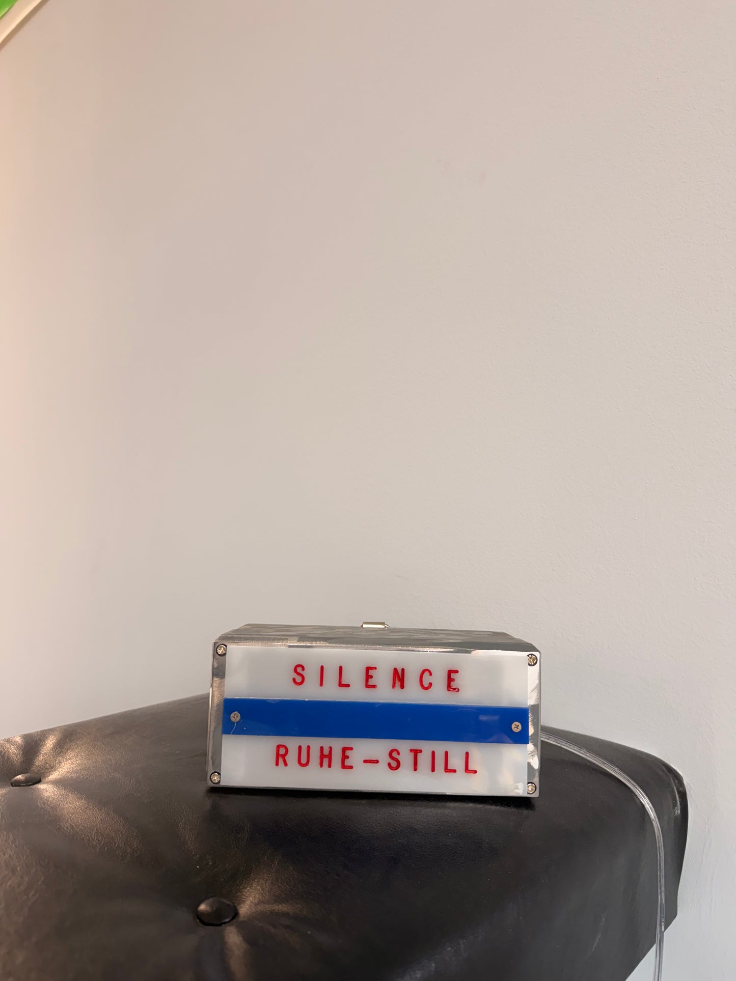 Insegna luminosa - Silence Ruhe Still