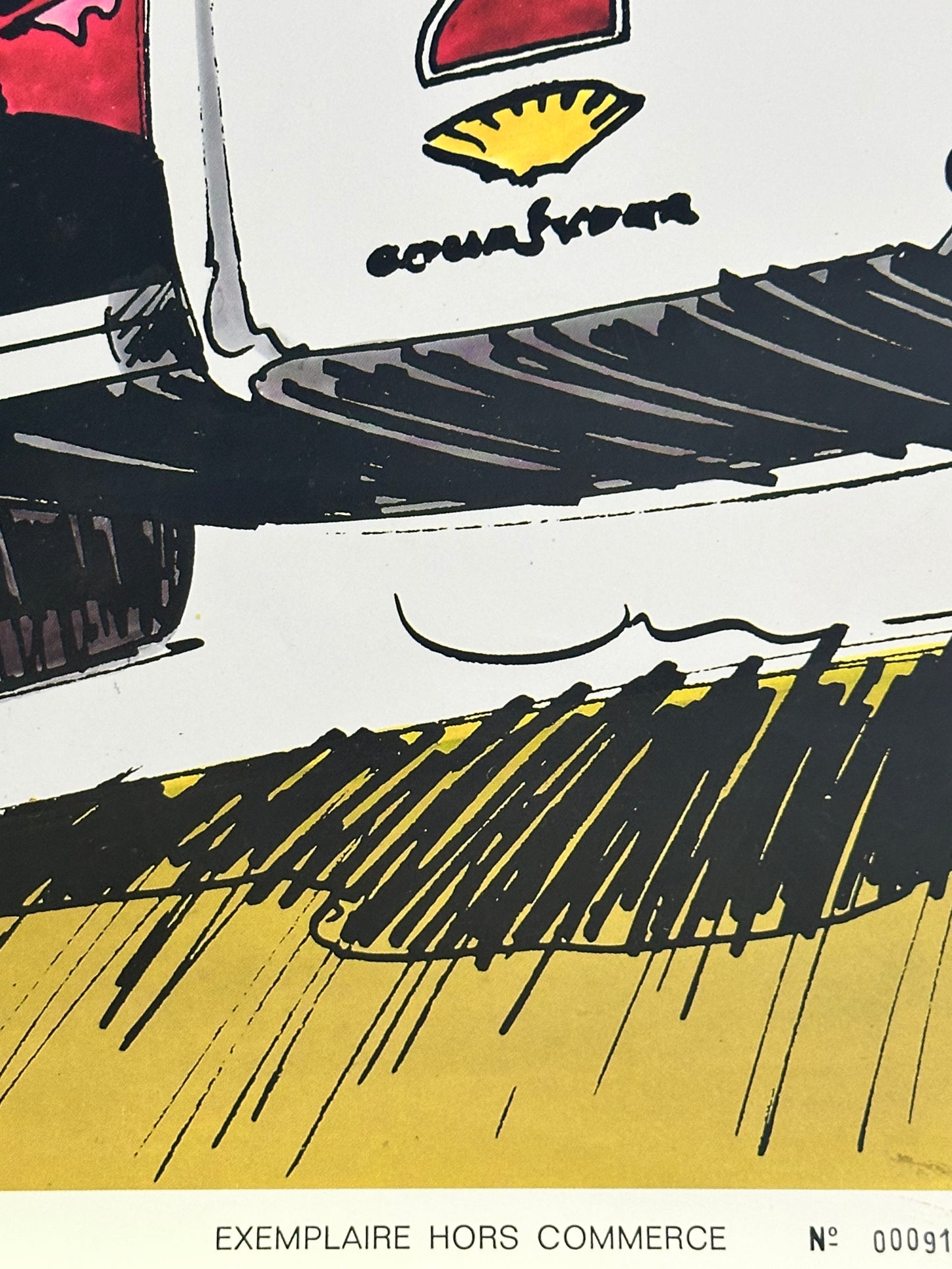 Manifesto pubblicitario originale - Grand Prix Monaco 1986