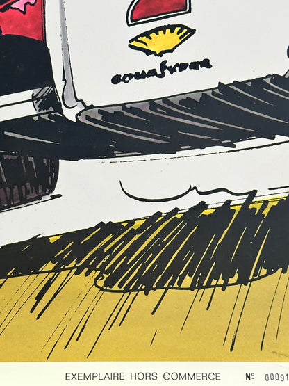 Manifesto pubblicitario originale - Grand Prix Monaco 1986