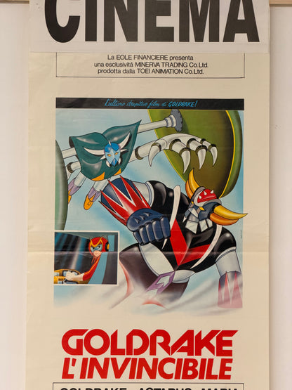 Locandina di cinema - Goldrake l'invincibile