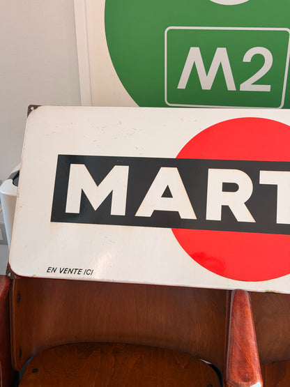 Insegna smaltata originale - Martini L'aperitif