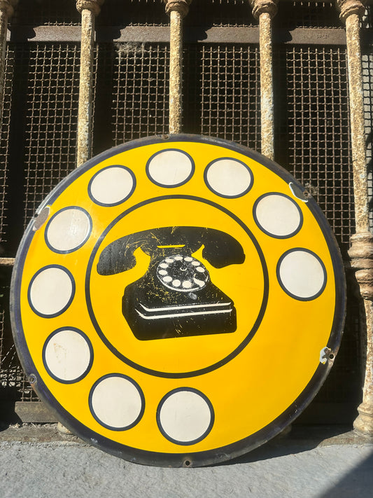 Insegna smaltata - Telefonica