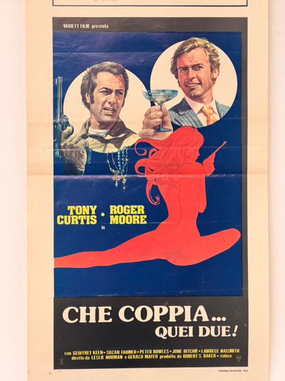 Locandina di cinema - Che coppia quei due! - Roger Moore