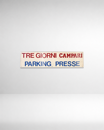 Segnale pubblicitaria Campari Giro della Svizzera