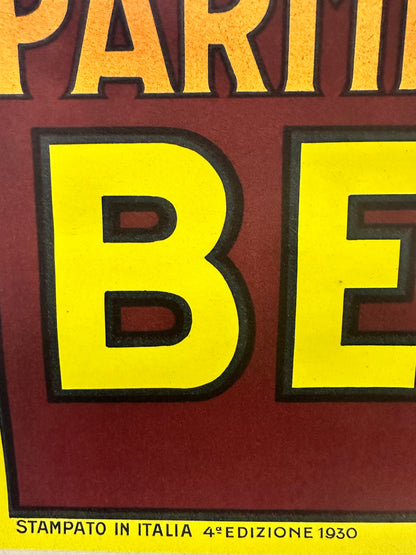 Manifesto pubblicitario originale -  Parmigiano Bertozzi