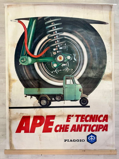 Manifesto pubblicitario originale - Piaggio