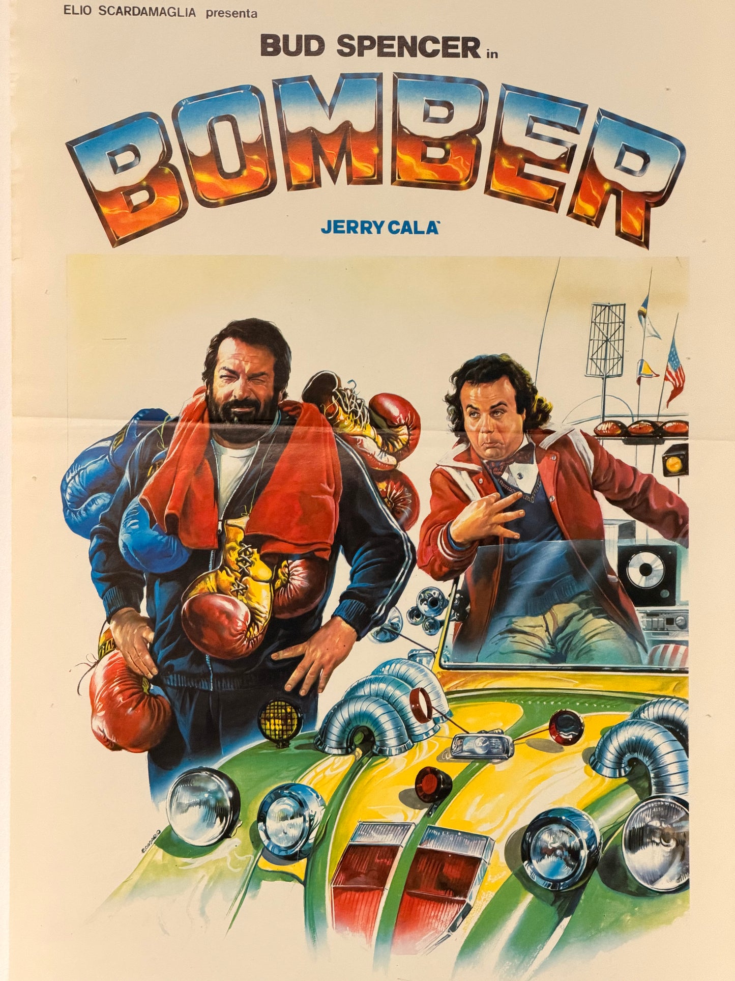 Locandina di cinema - Bomber - Bud Spencer