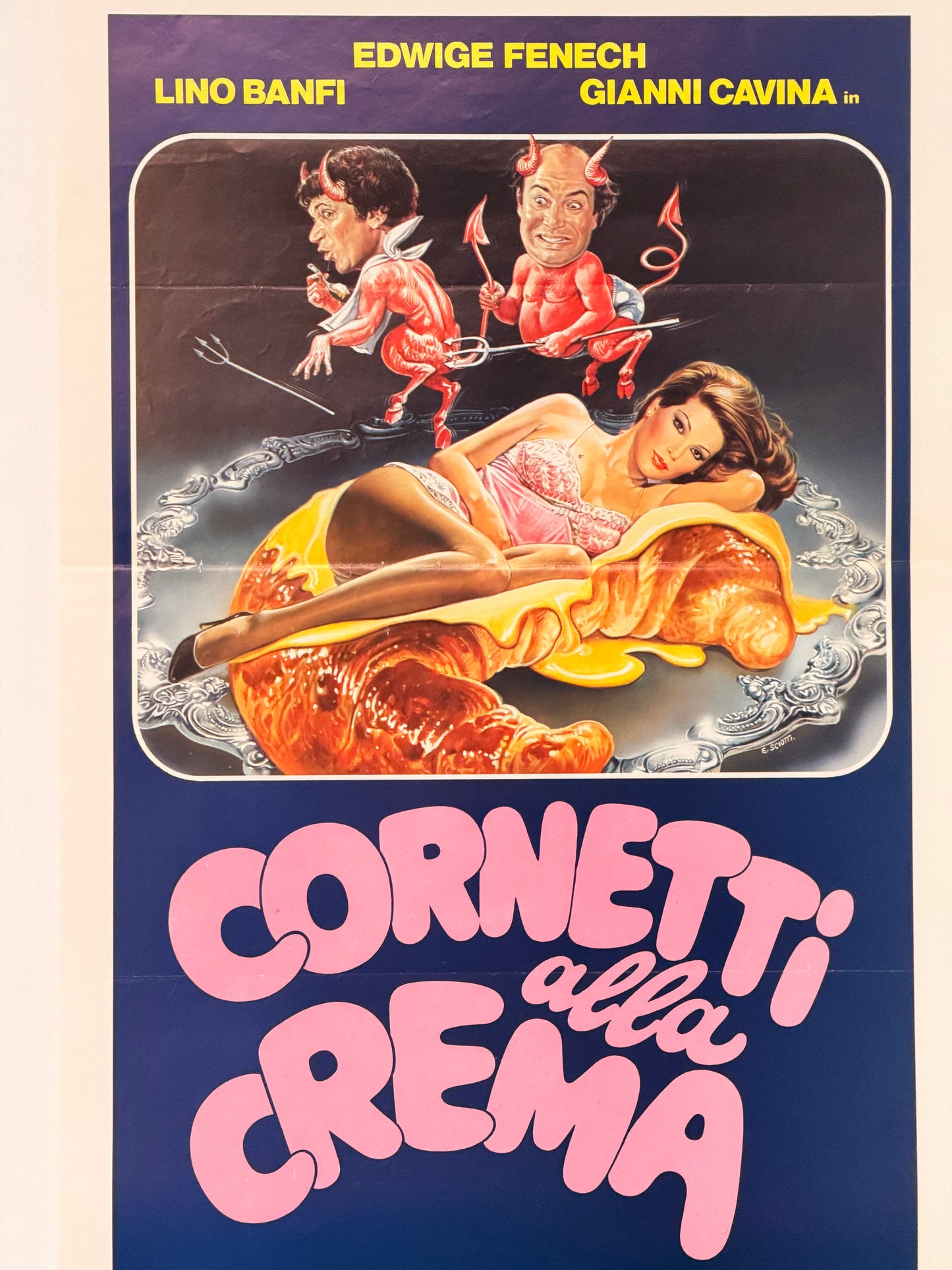 Locandina di cinema - Cornetti alla crema