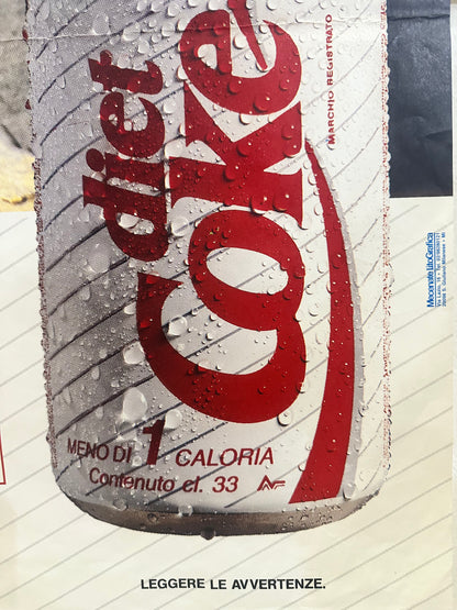 Manifesto originale pubblicitario - Diet coke