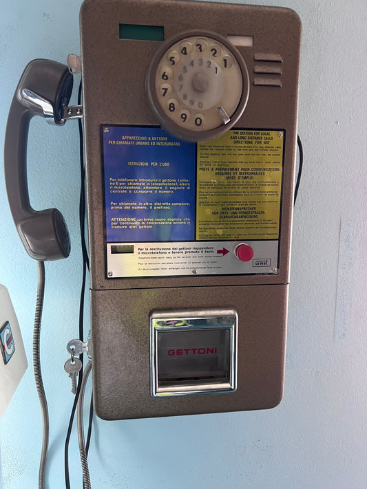 Telefono a gettoni originale