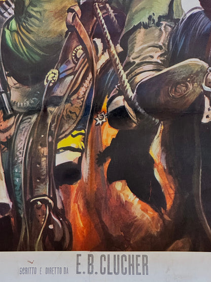 Manifesto originale di cinema - "Continuavano a chiamarlo Trinità"