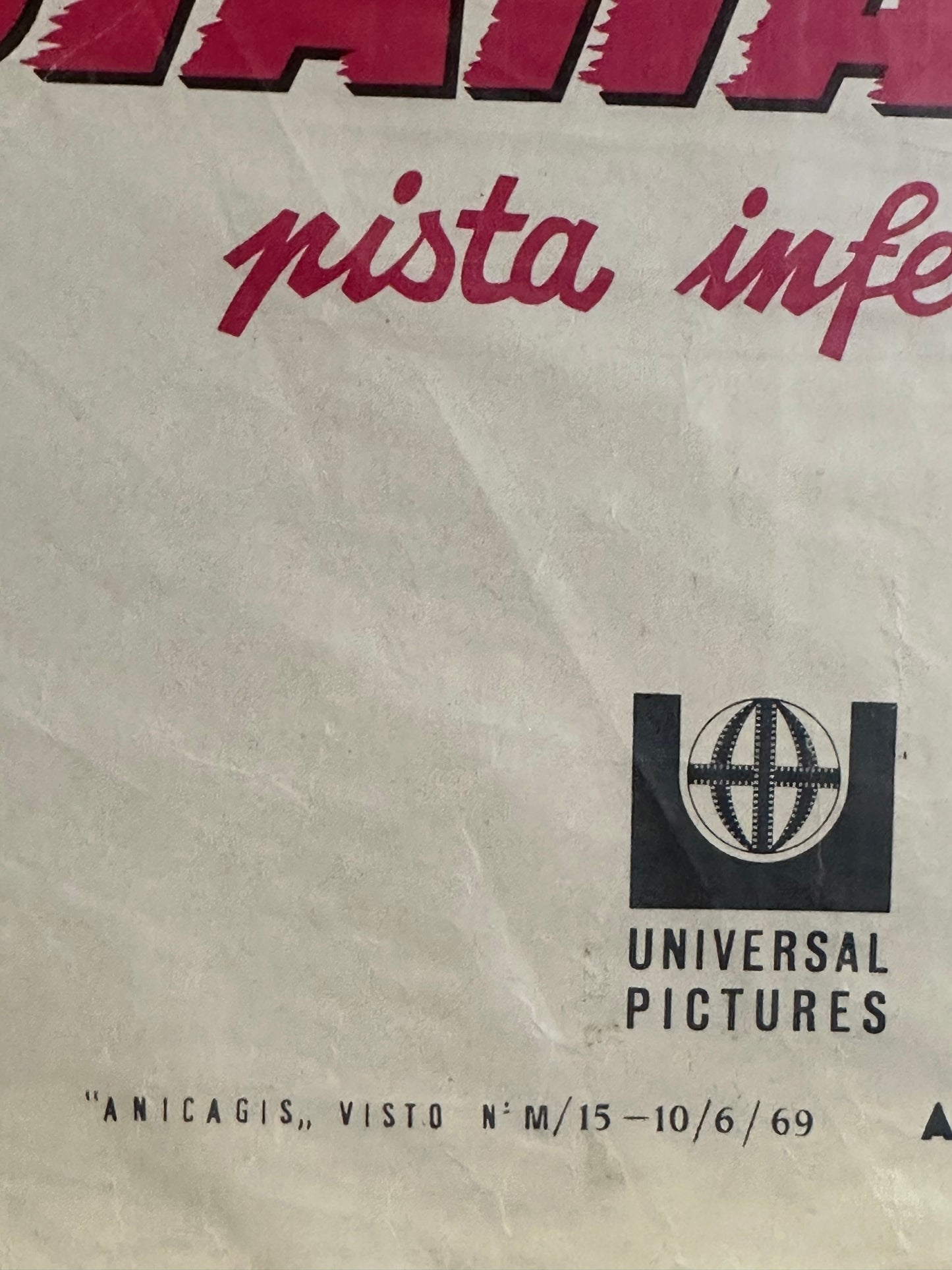 Locandina di cinema - Indianapolis