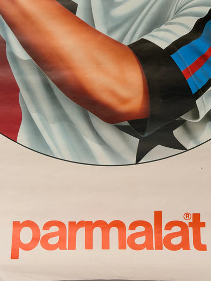 Manifesto pubblicitario originale - Mister Day Parmalat - Parma (baseball)