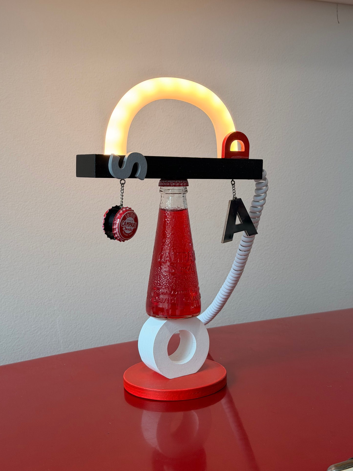 Lampada pubblicitaria originale - Campari Soda