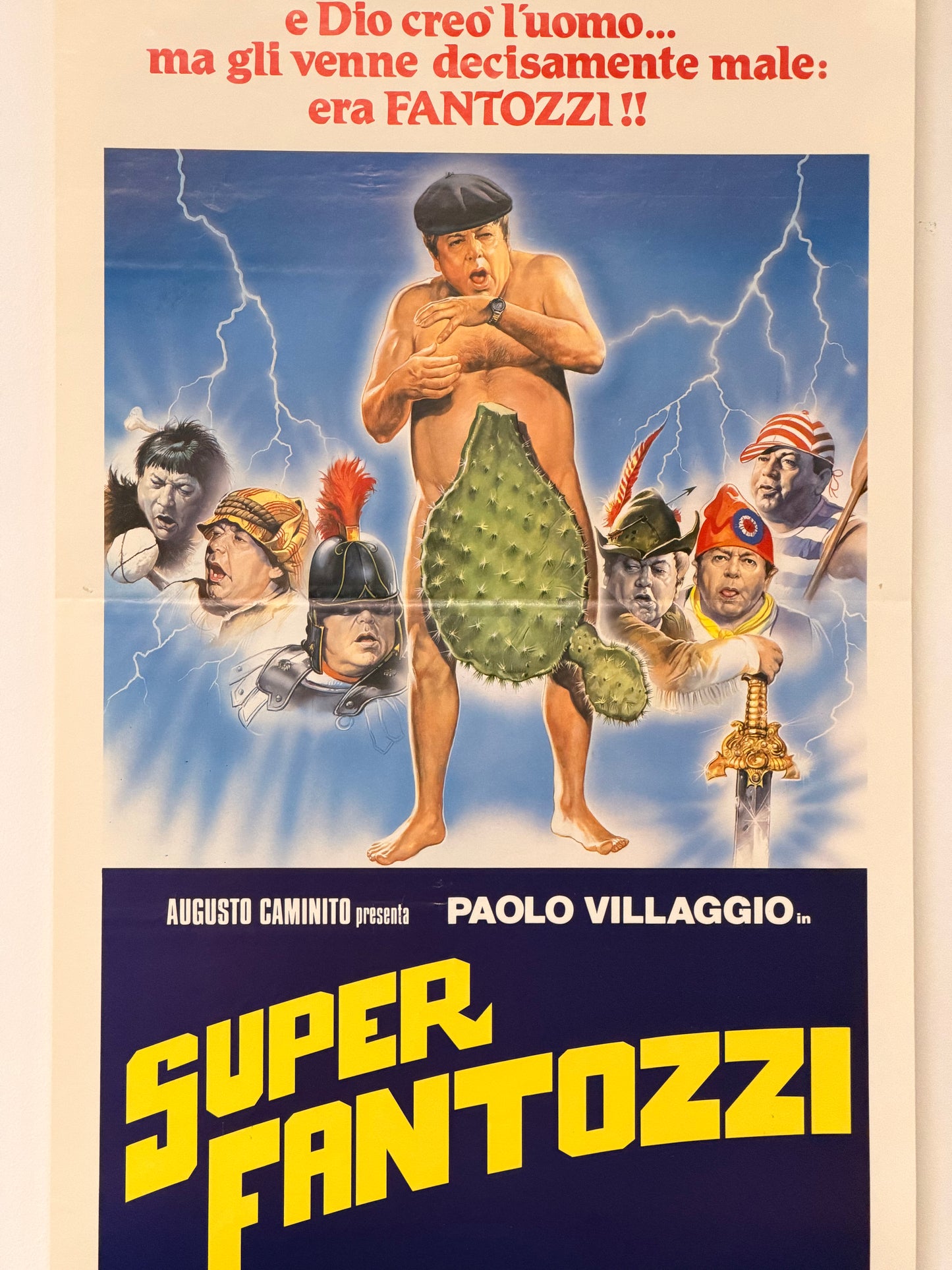 Locandina di cinema - Super Fantozzi