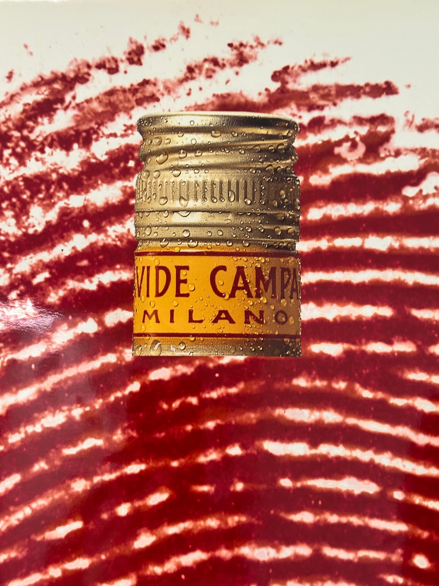 Manifesto pubblicitario originale - Campari Red Expression