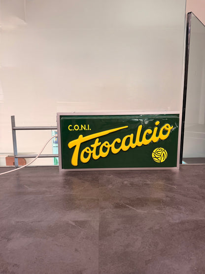 Insegna termoformata Totocalcio
