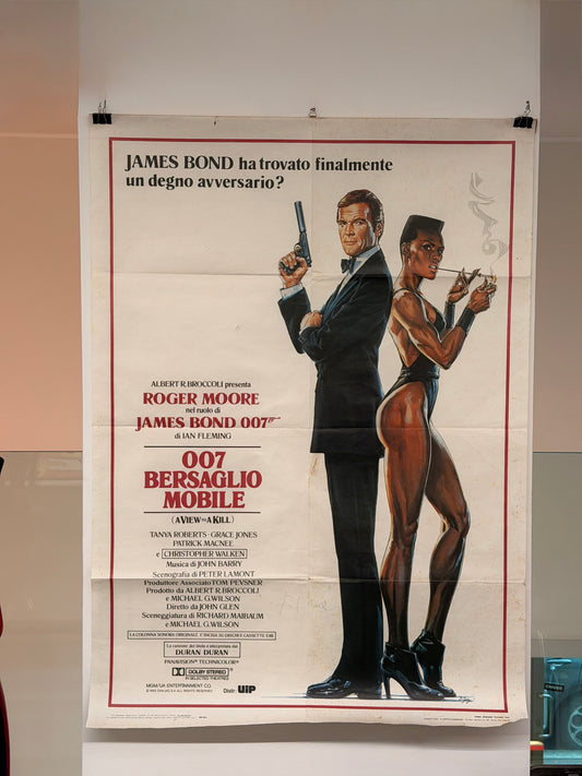 Manifesto di cinema - 007 Bersaglio Mobile