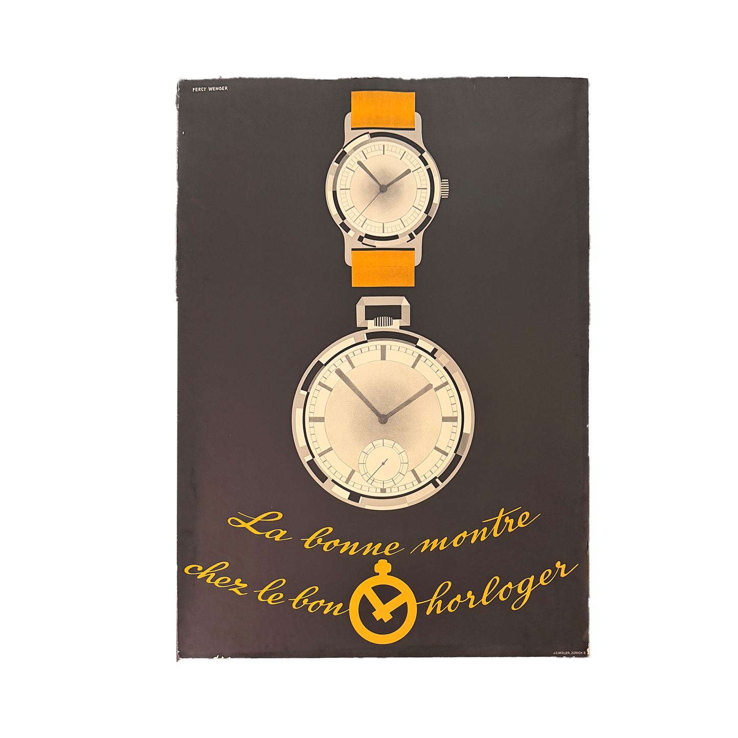 Manifesto pubblicitario originale - Orologi
