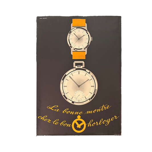 Manifesto pubblicitario originale - Orologi