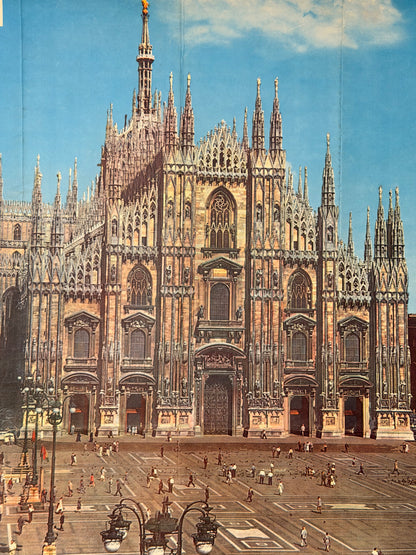 Manifesto pubblicitario originale - Alitalia Milano