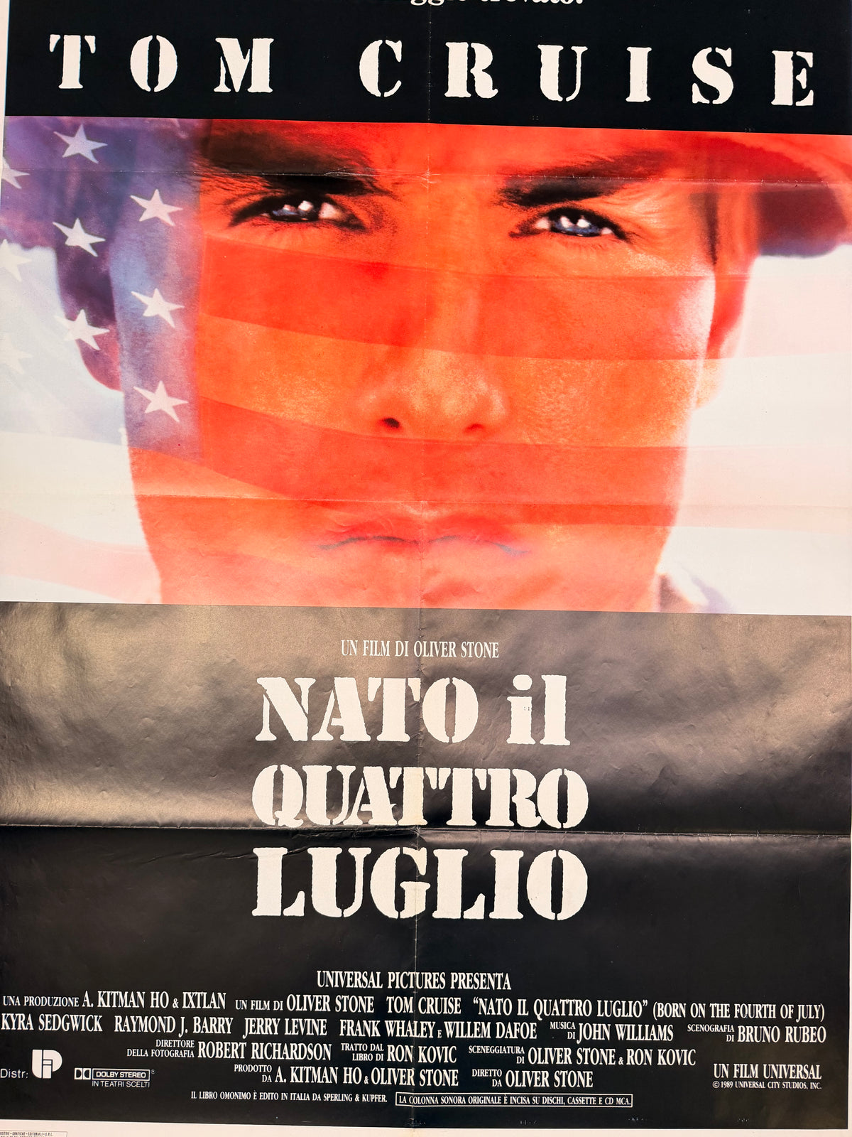 Manifesto di cinema - Nato il quattro luglio - Tom Cruise
