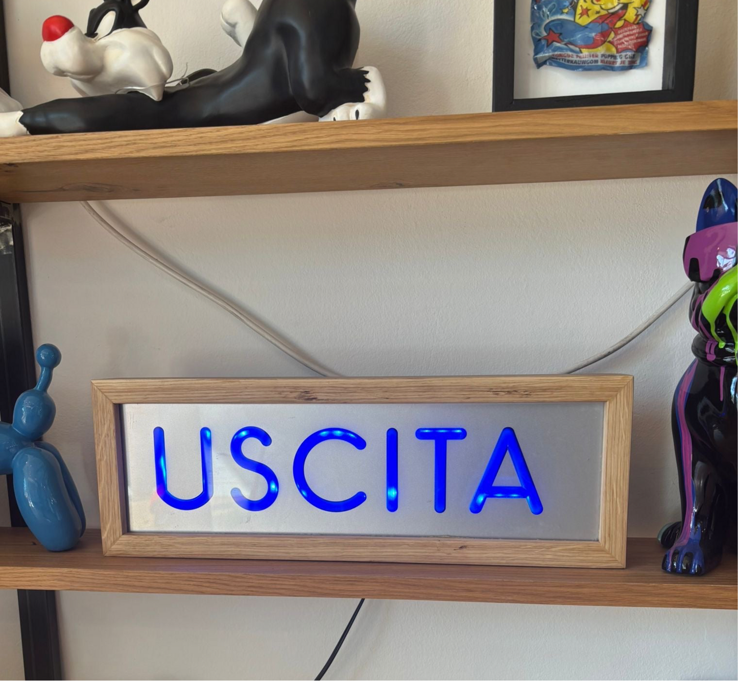 Insegna luminosa - Uscita