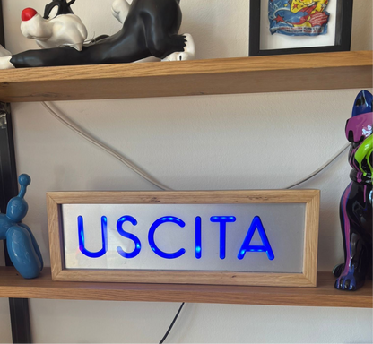 Insegna luminosa - Uscita