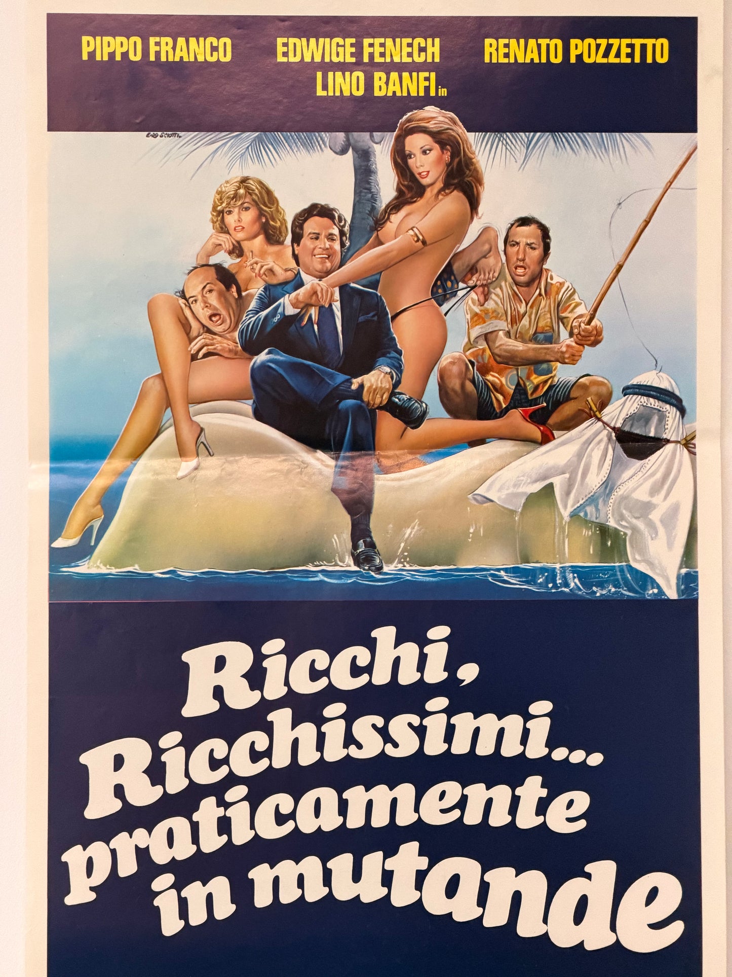Locandina di cinema - Ricchi, ricchissimi praticamente in mutande