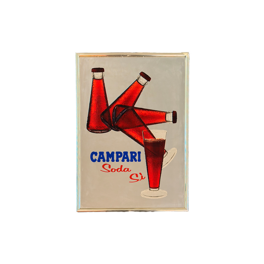 Specchio pubblicitario originale - Campari Soda