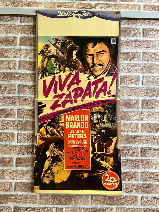 Locandina di cinema - Viva Zapata! - Marlon Brando