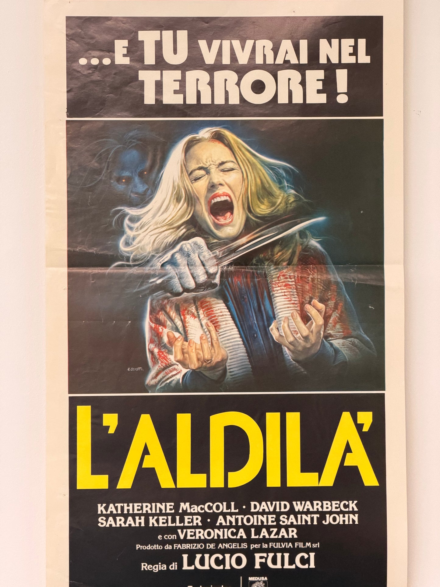 Locandina di cinema - L'aldilà (Lucio Fulci)