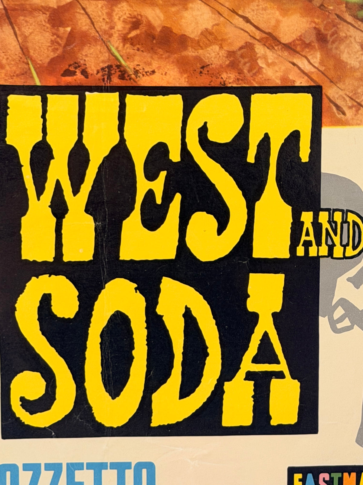Locandina di cinema - West Soda - Bruno Bozzetto