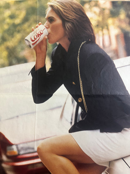 Manifesto originale pubblicitario - Diet coke