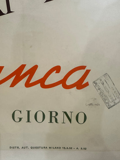 Manifesto originale pubblicitario - Kaloderma Bianca