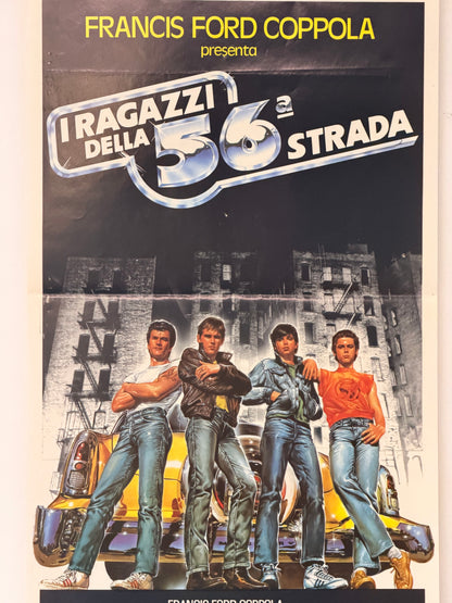 Locandina di cinema - I ragazzi della 56° strada - Francis Ford Coppola