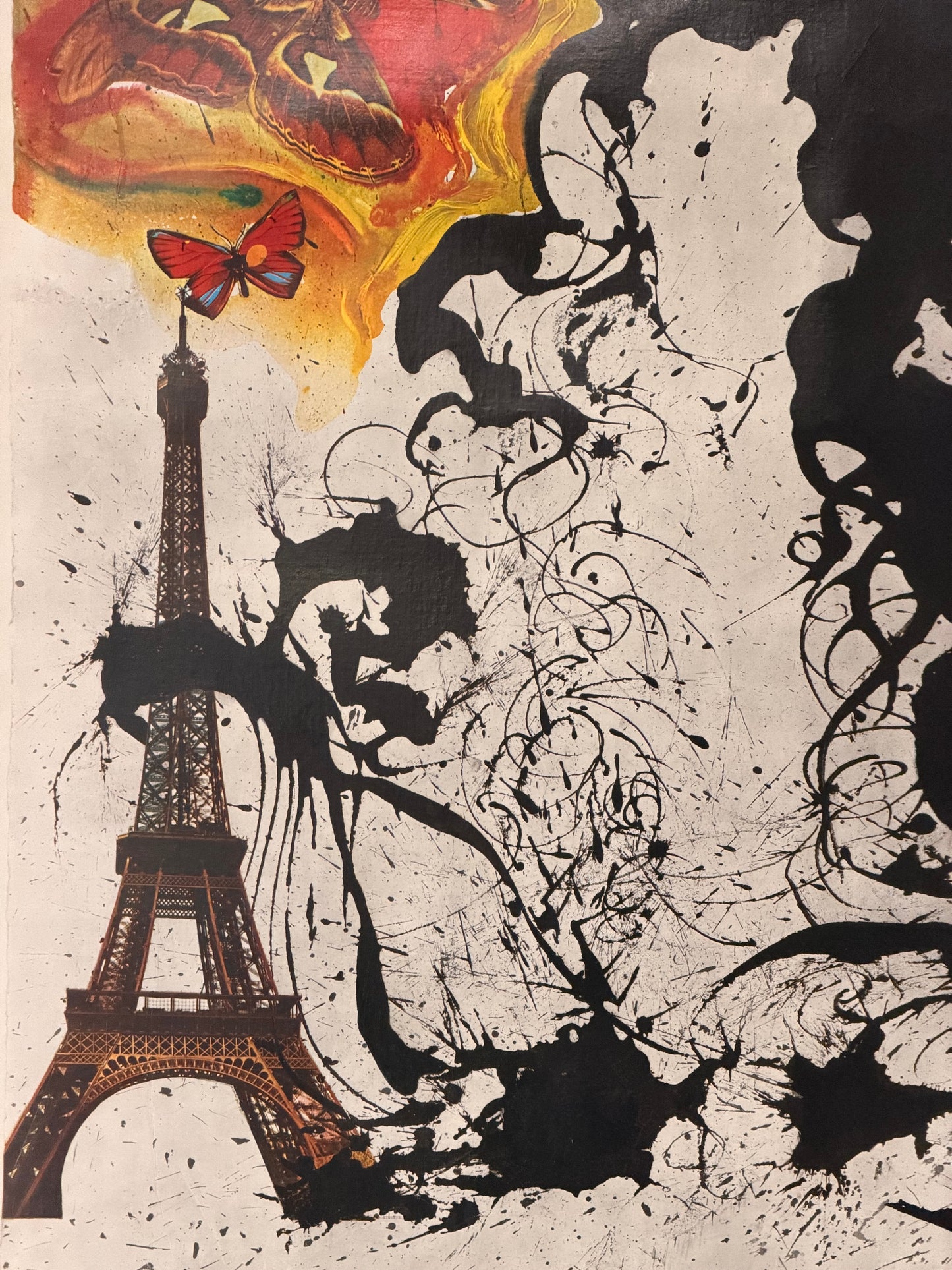 Manifesto pubblicitario originale - Paris 1969 Dali