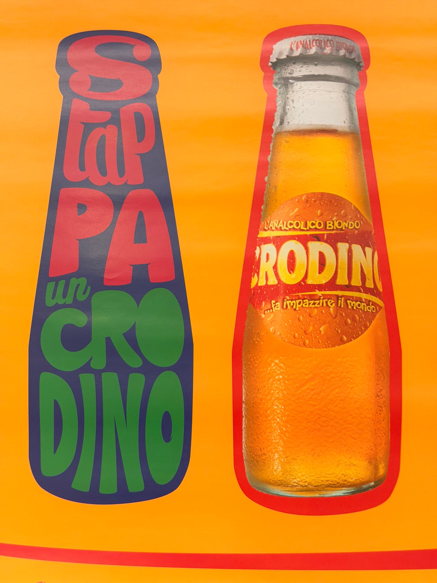 Manifesto pubblicitario originale - Crodino Aperitivo Speciale