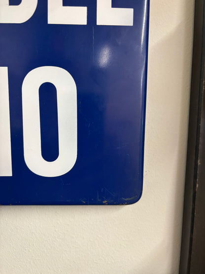 Insegna Originale - Divieto giuoco del calcio