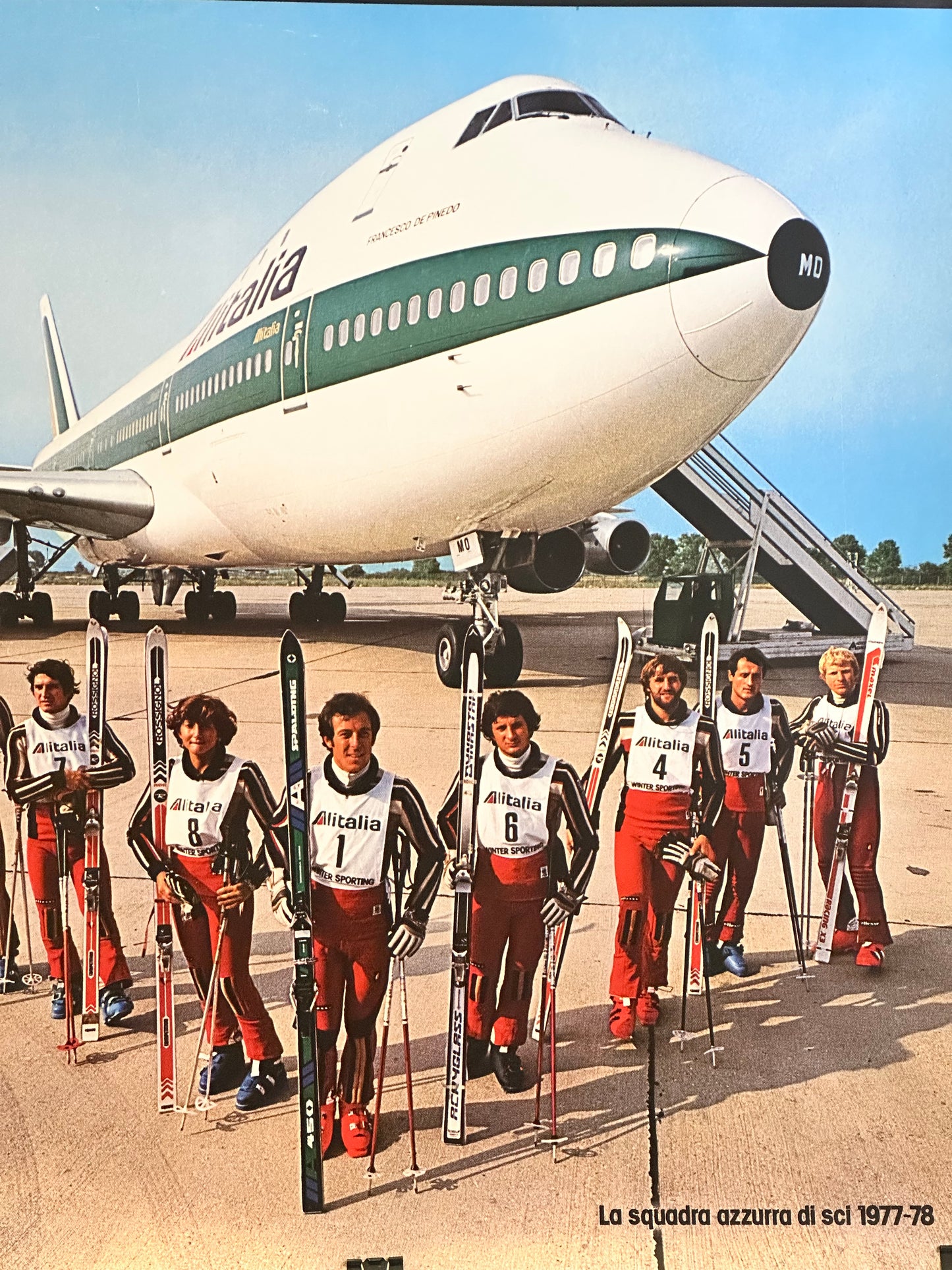 Manifesto pubblicitario originale - Alitalia