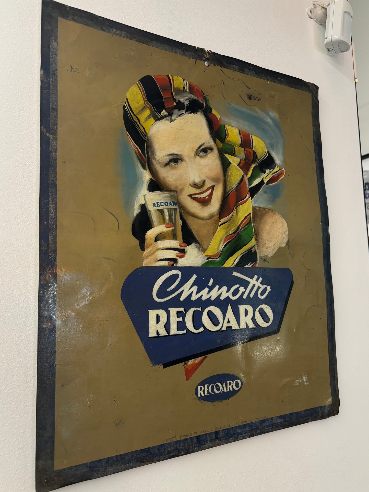 Insegna Litografata Chinotto Recoaro