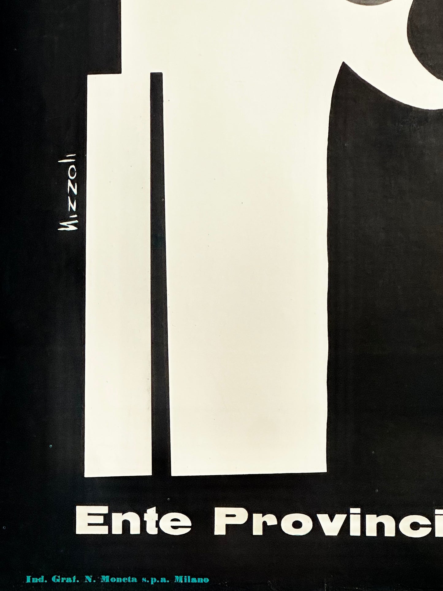 Manifesto pubblicitario originale - Milano ENIT