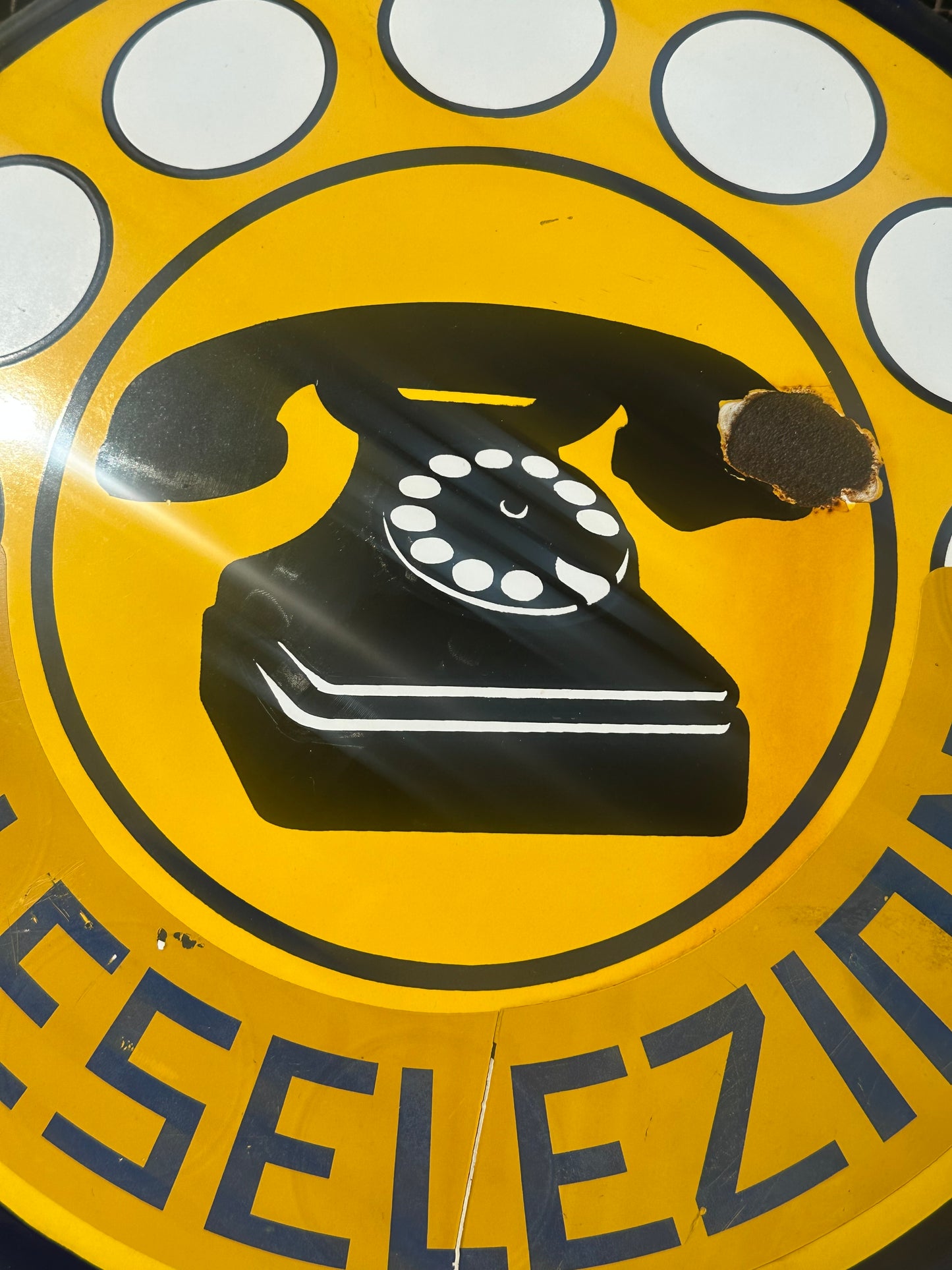 Insegna smaltata - Teleselezione