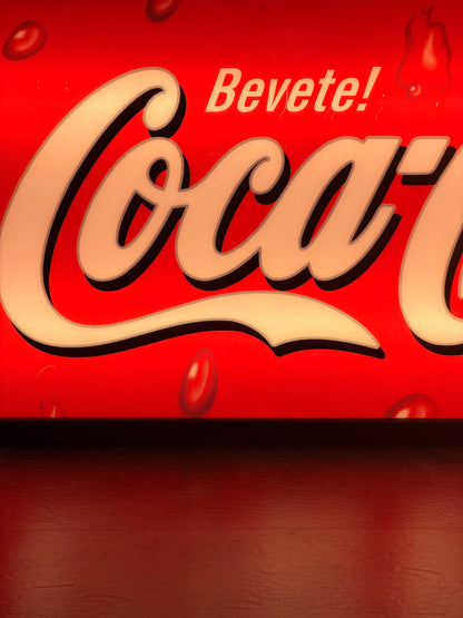 Insegna luminosa originale - Bevete Coca Cola
