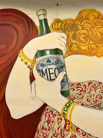 Manifesto pubblicitario originale - Acqua Fonte Meo